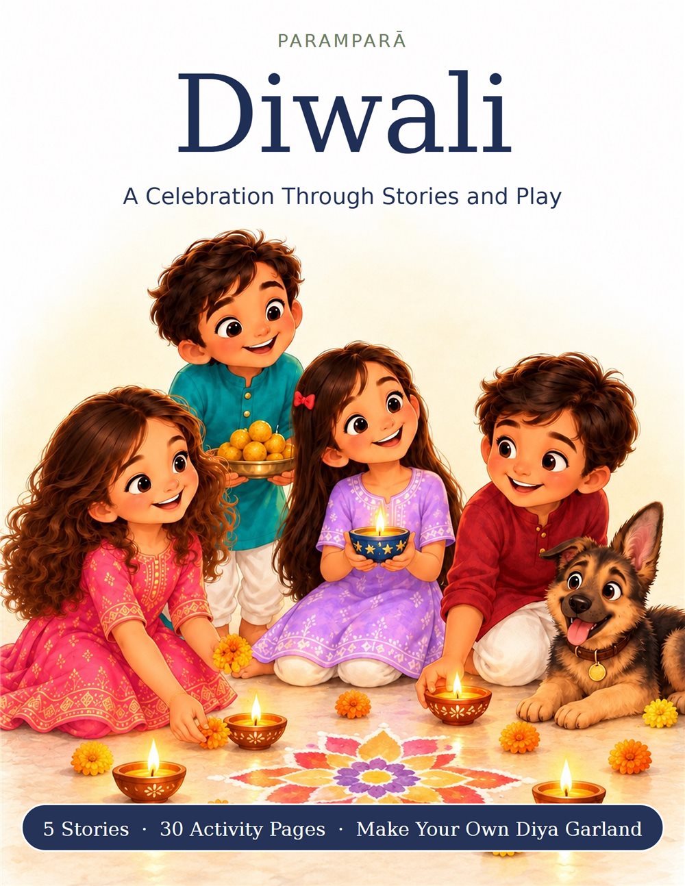 Cover of Diwali: A Celebration Through Stories and Play